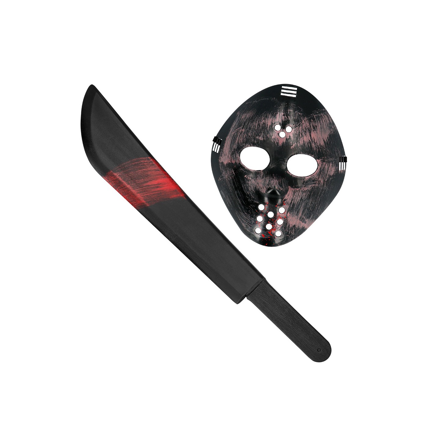 halloween masker met machete