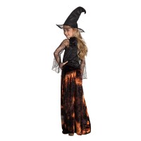 halloween heksenjurk kind kostuum met heksenhoed