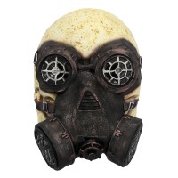 halloween gasmasker schedel