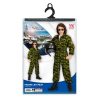 leger camouflage jet piloot kostuum kind