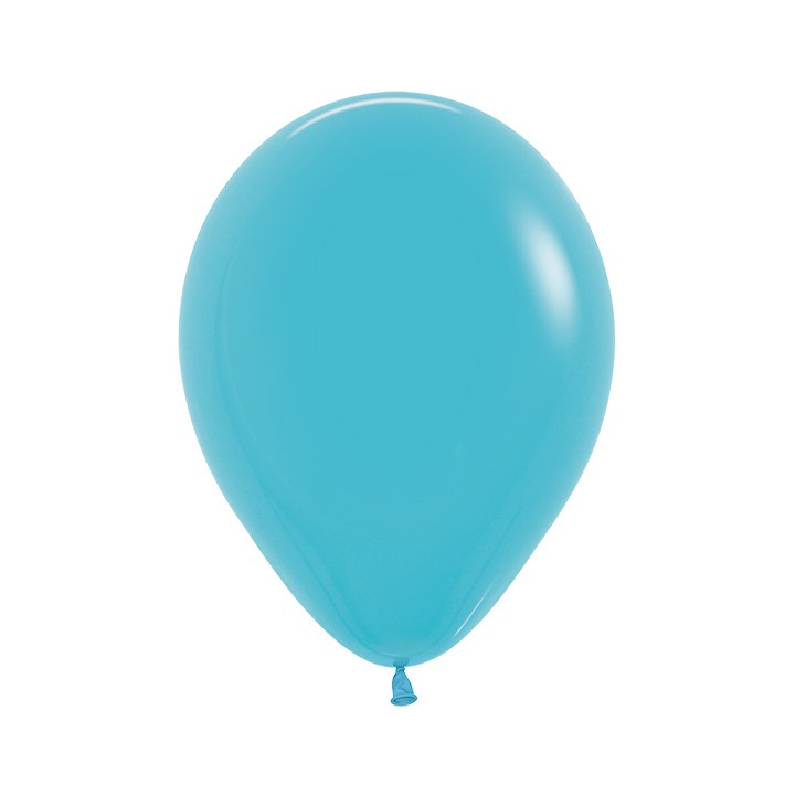 Caribbean blue blauwe sempertex latex ballonnen