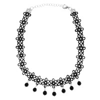 choker halsketting gothic zwart halloween juwelen accessoires