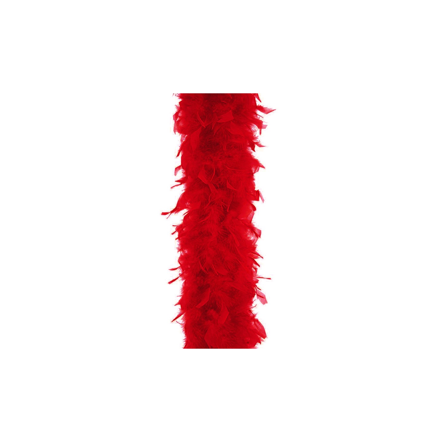 veren boa sjaal rood chandelle