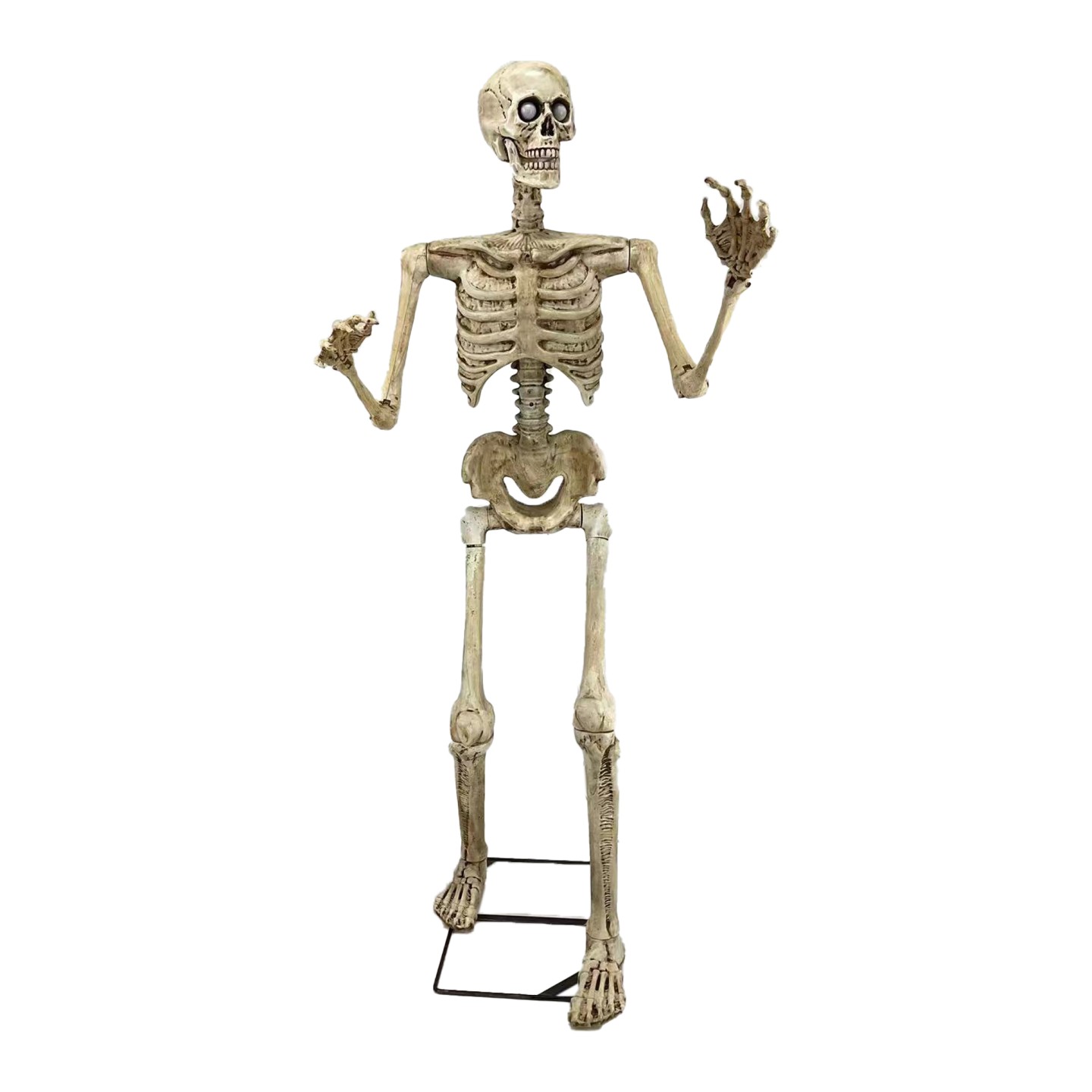 bewegende halloween decoratie skelet licht geluid