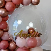 geboorte ballonnen decoratie gepersonaliseerd met naam