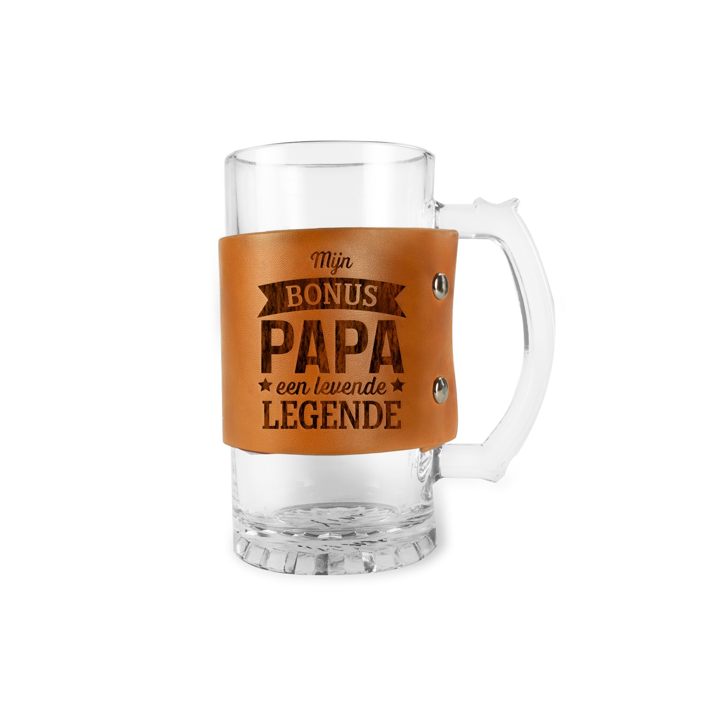 Cadeau bierglas bonus papa legende vaderdag