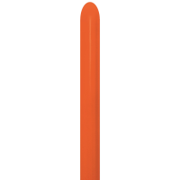 Sempertex modelleerballon oranje plooiballon 260