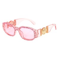 bling glitter bril roze carnaval feestbril