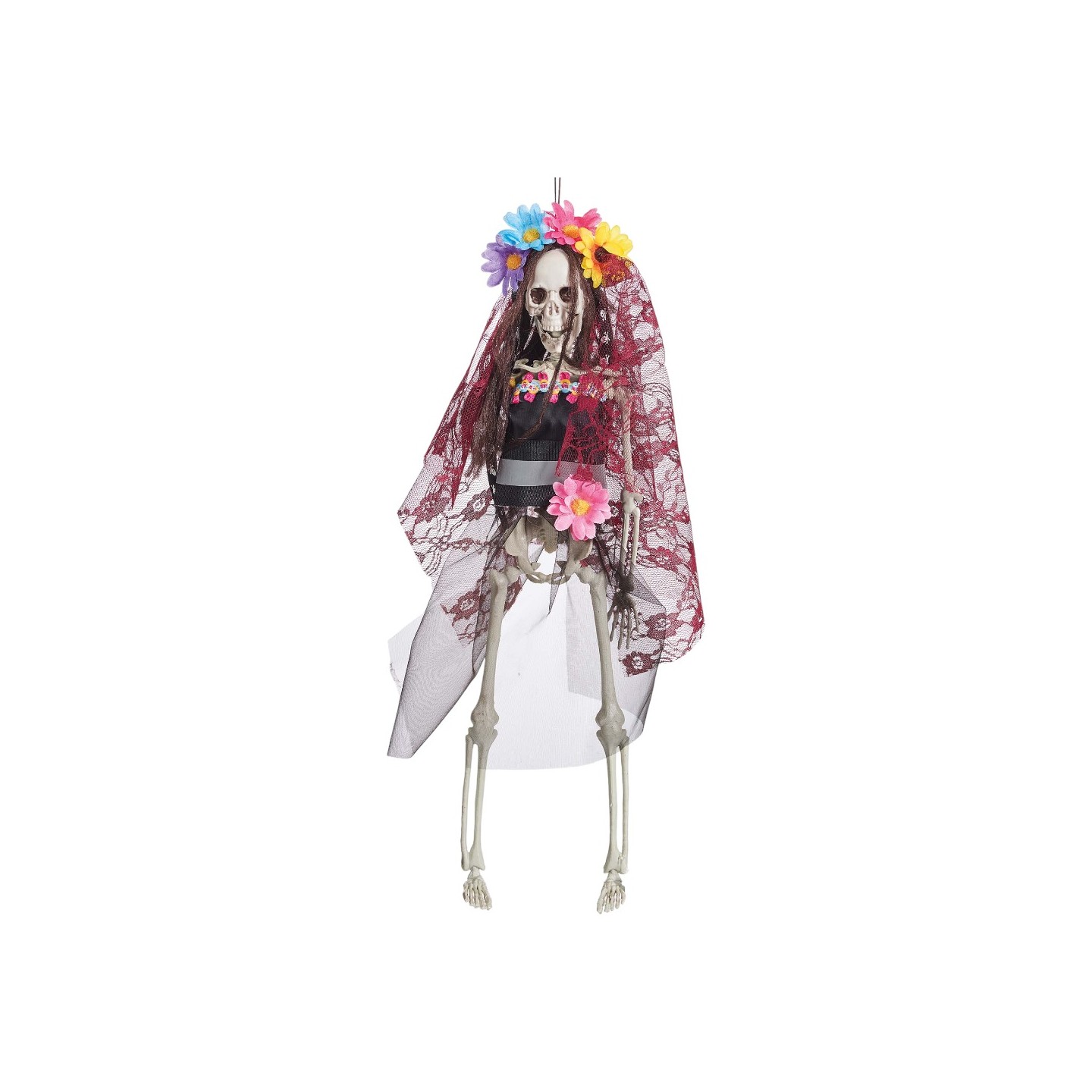 halloween decoratie skelet bruid