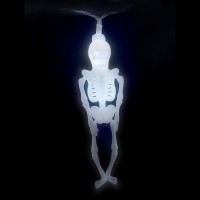 lichtgevende halloween decoratie led lichtlinger skelet
