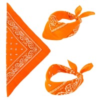 boerenzakdoek sjaaltje oranje bandana