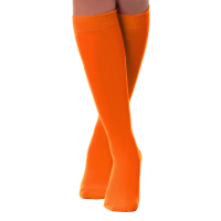 kniekousen fluo neon oranje