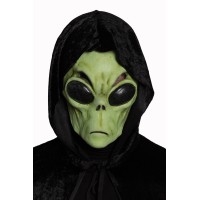 groene alien masker halloween carnaval