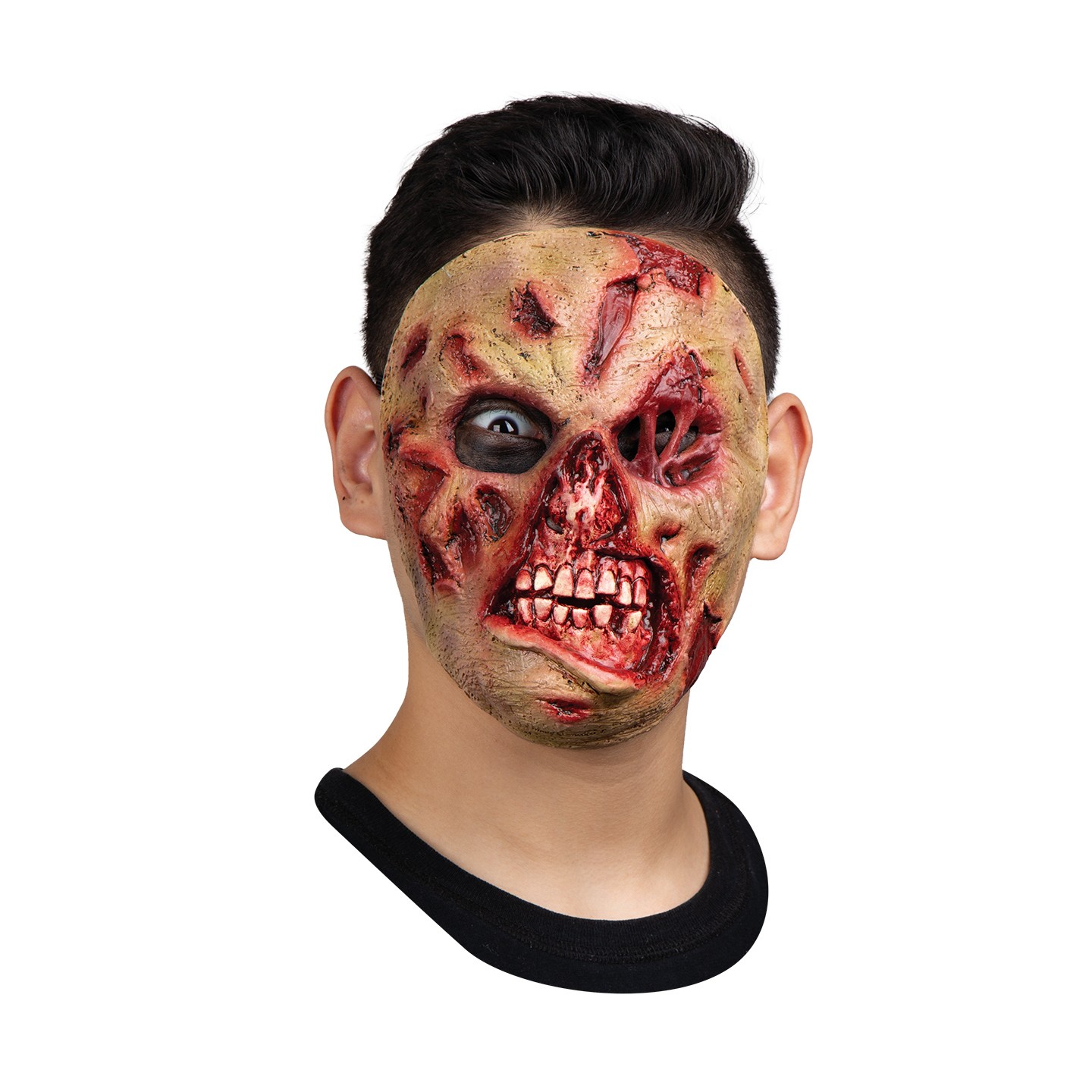 latex halloween masker zombie