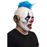 ghoulish halloween masker killer clown bugle