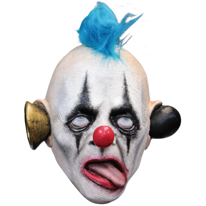 ghoulish halloween masker killer clown bugle