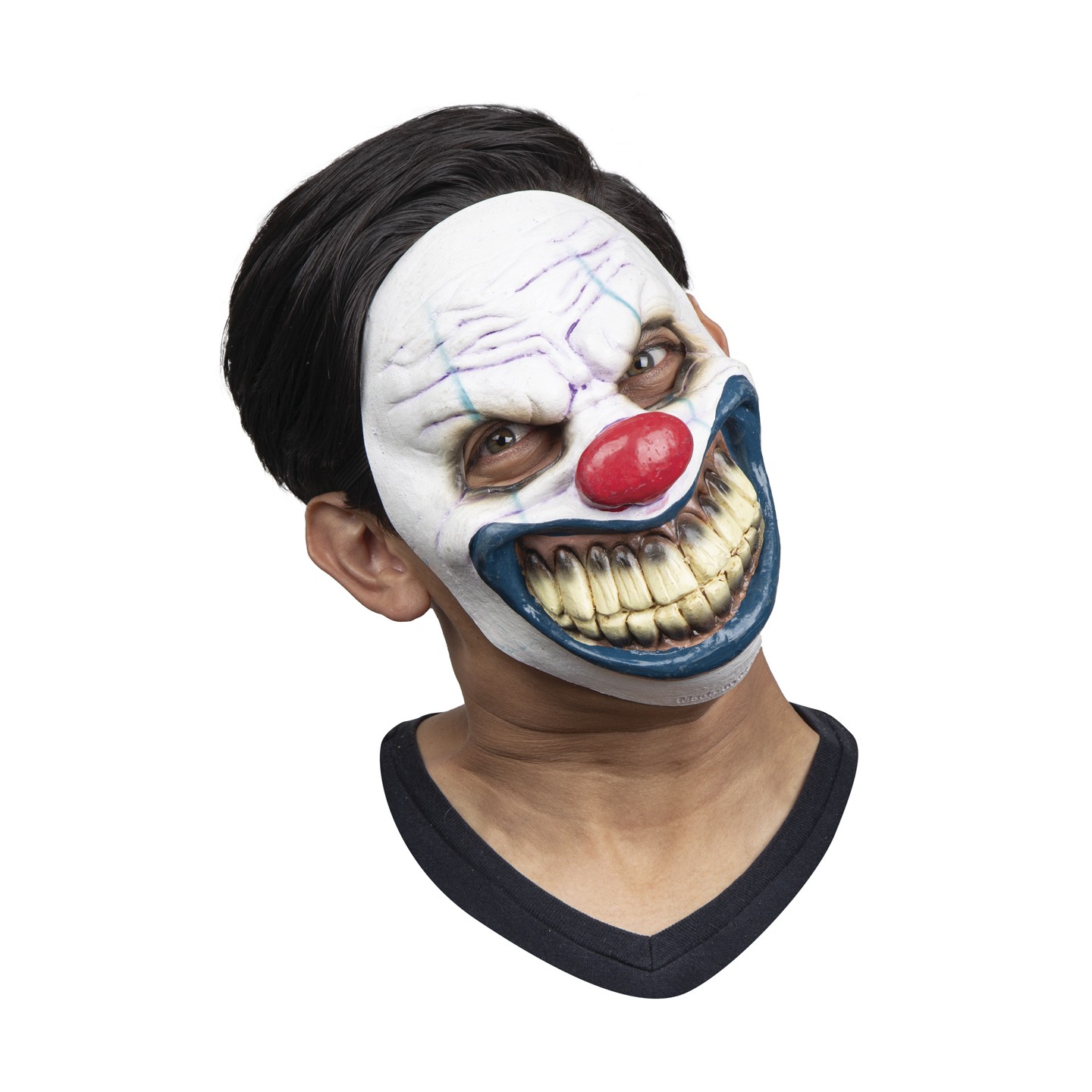 halloween killer clown masker big mouth