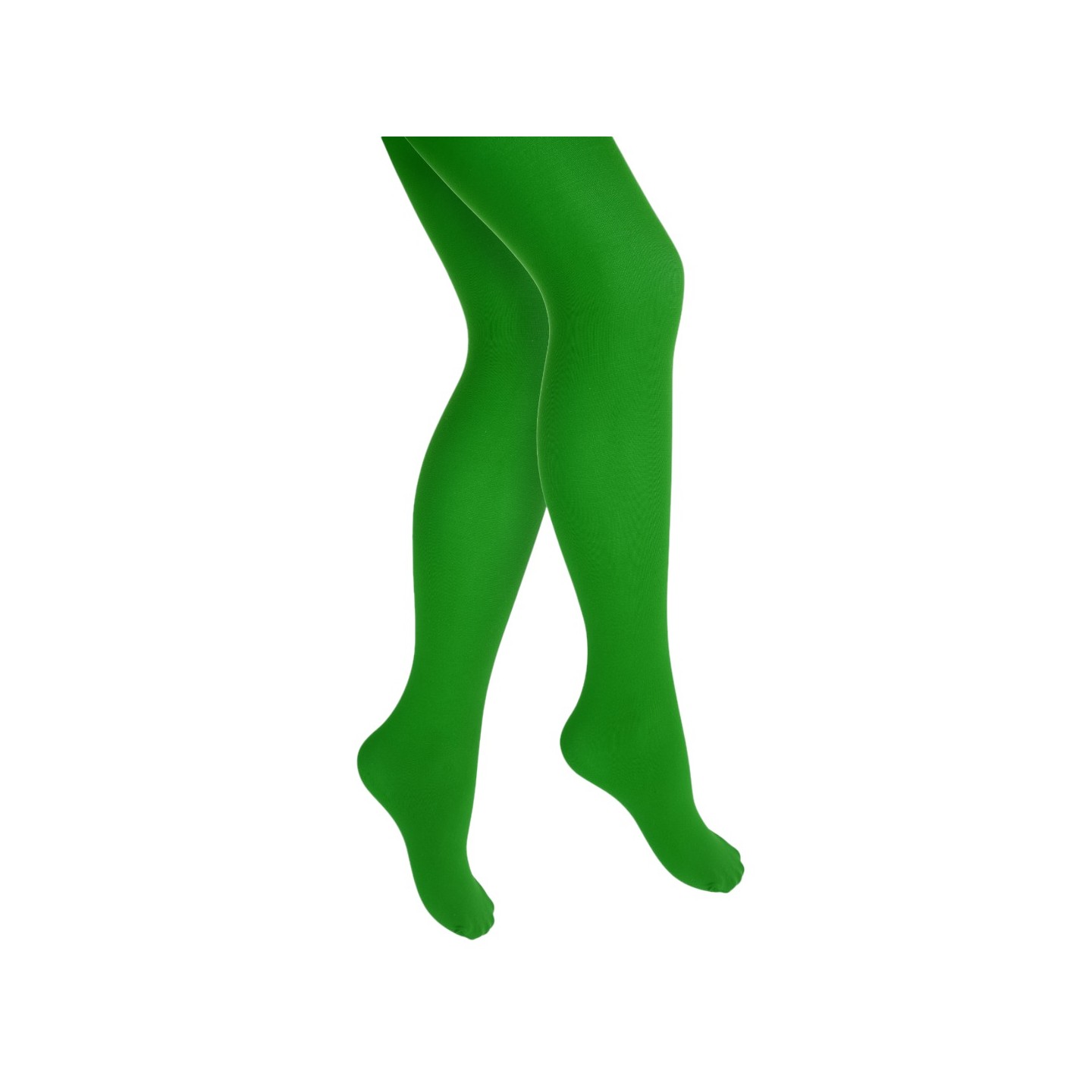 gekleurde panty kind groen kleurpanty carnaval