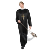 priester ketting met groot kruis carnaval