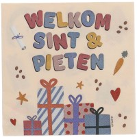 servetten Sinterklaas versiering decoratie sint piet