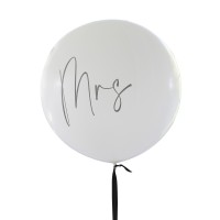 xl grote ballon MR wit huwelijk