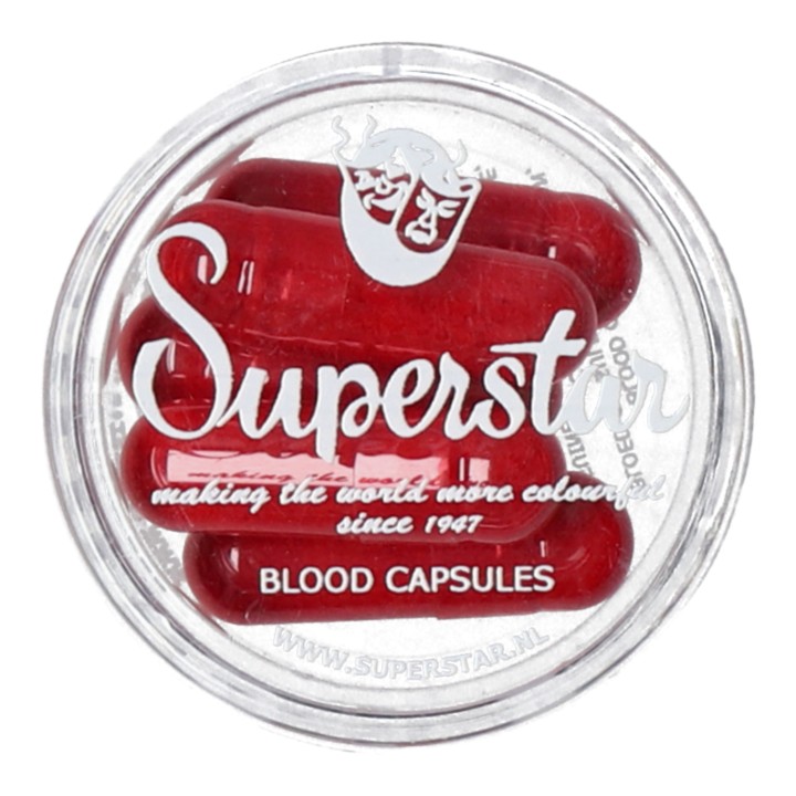 superstar bloed capsules rood