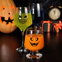 halloween decoratie glazen flessen stickers