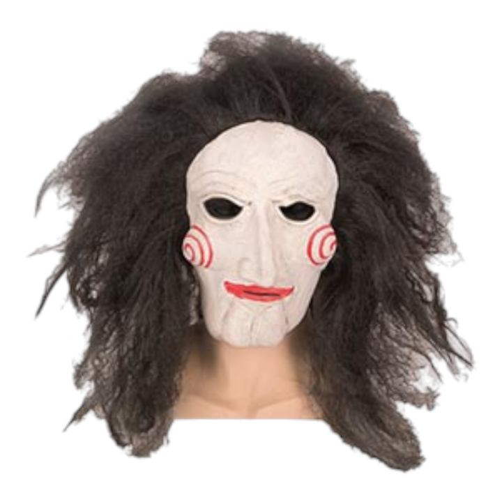 jigsaw masker met haar Halloween maskers