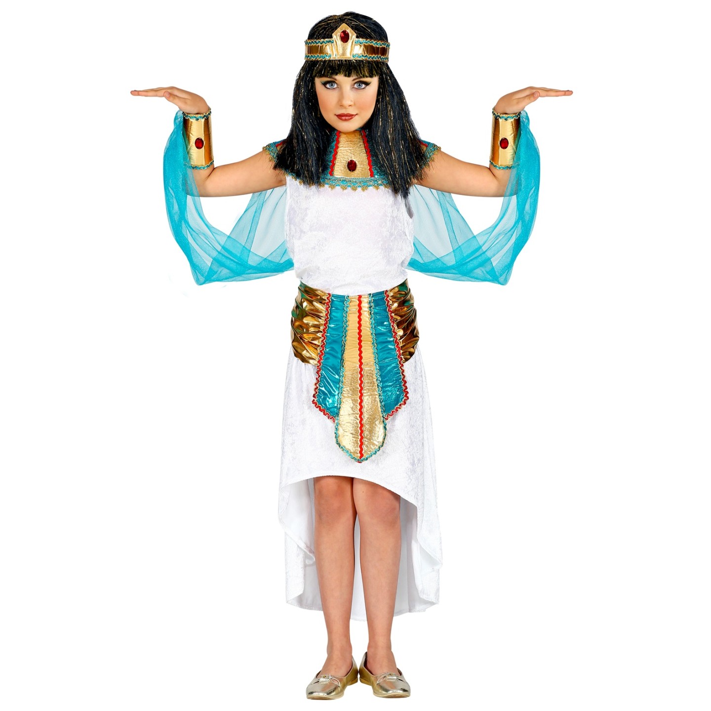 egyptische koningin jurkje cleopatra kostuum kind