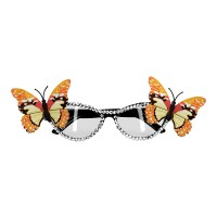 gekke feestbril grappige party bril vlinder