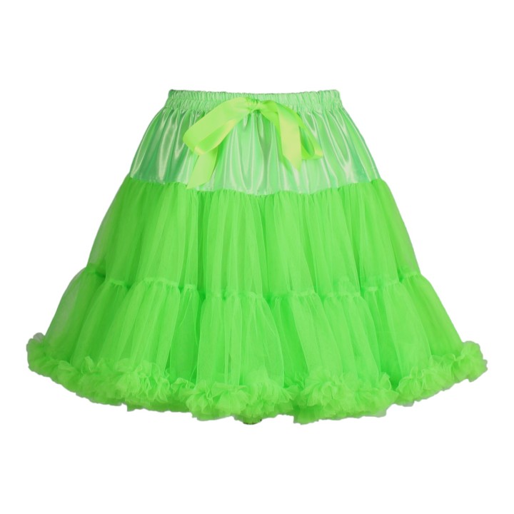 petticoat cabaret fluo neon groen