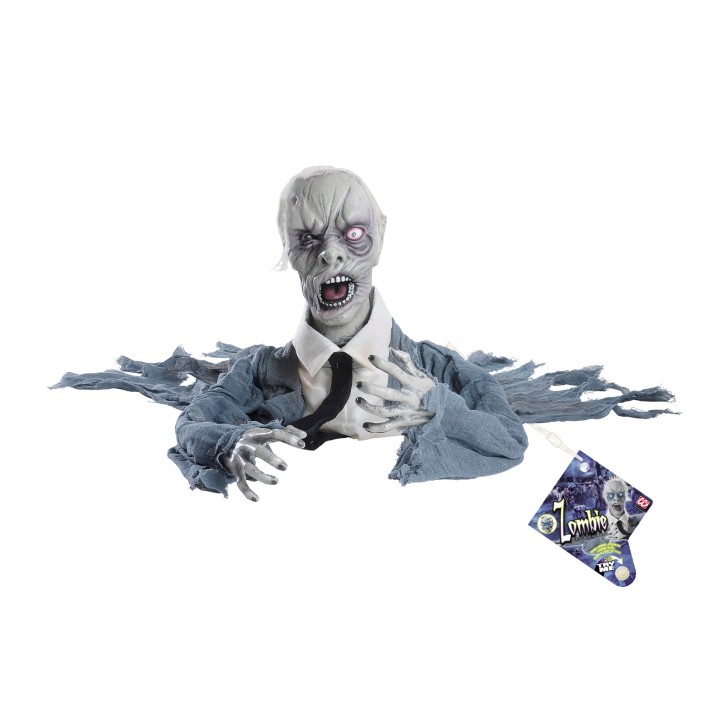 bewegende halloween decoratie zombie skelet geluid