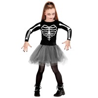 halloween kostuum kind skelet pakje meisjes