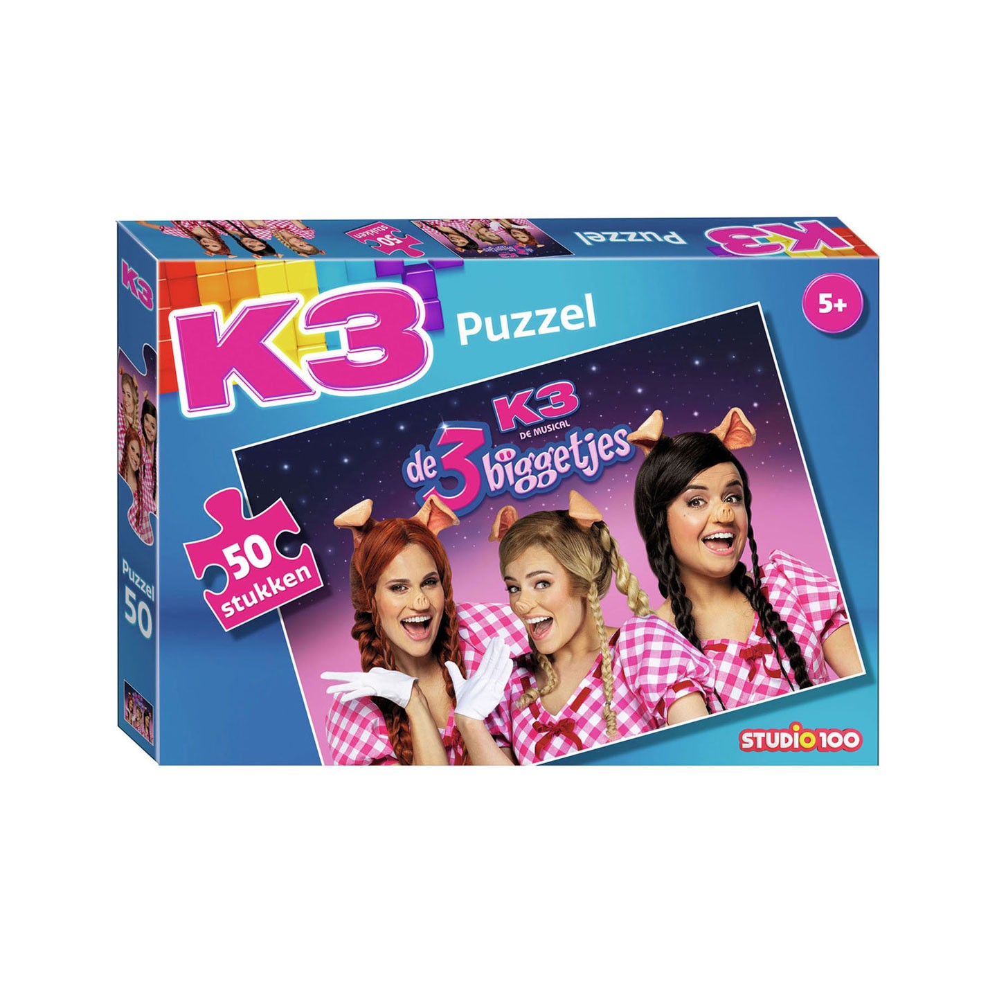 k3 puzzel de 3 biggetjes
