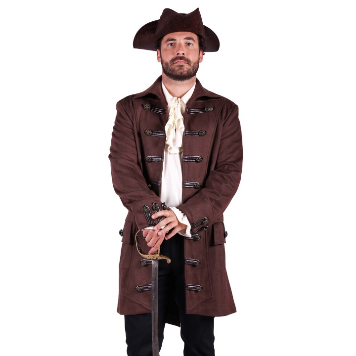 piratenjas jack sparrow bruin piraten kostuum