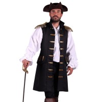 piraten vest heren kostuum piratenpak