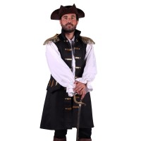 piraten vest heren kostuum piratenpak