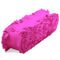 goedkope crepe papier slinger draaiguirlande magenta roze