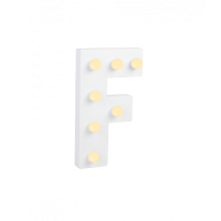 licht letter cijfer F