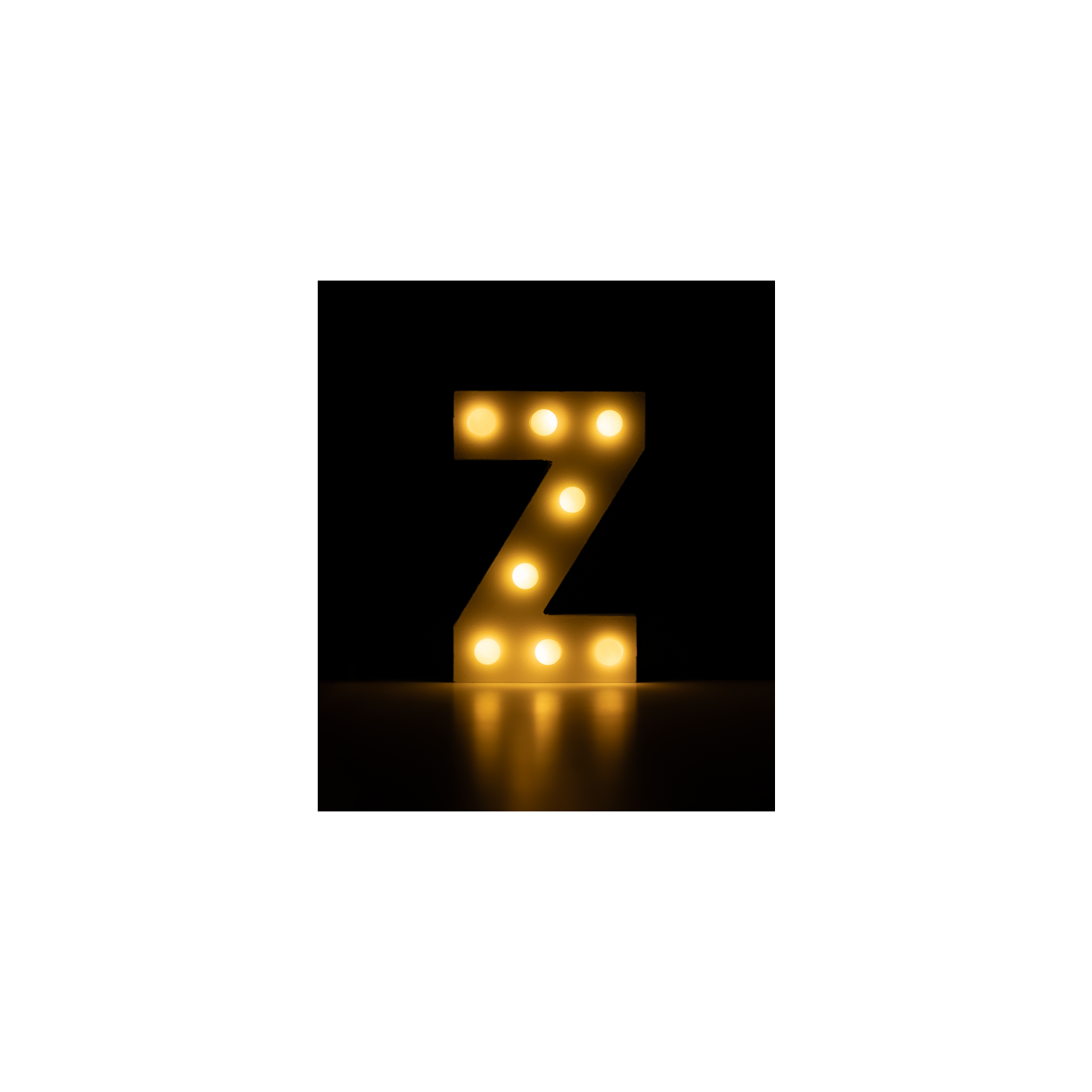licht letter cijfer Z