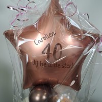 gepersonaliseerde geld cadeau ballon verjaardag 40