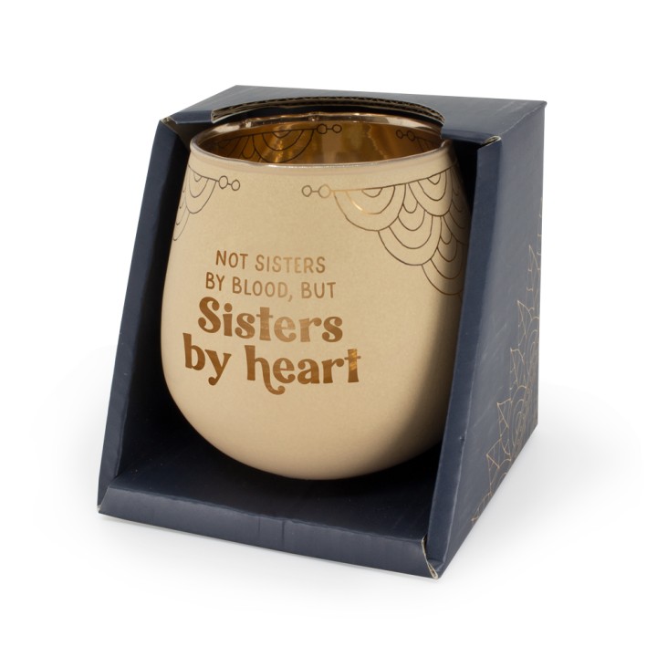 cadeau theelicht houder sisters by heart
