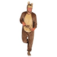 kangoeroe kostuum volwassenen kangoeroepak onesie