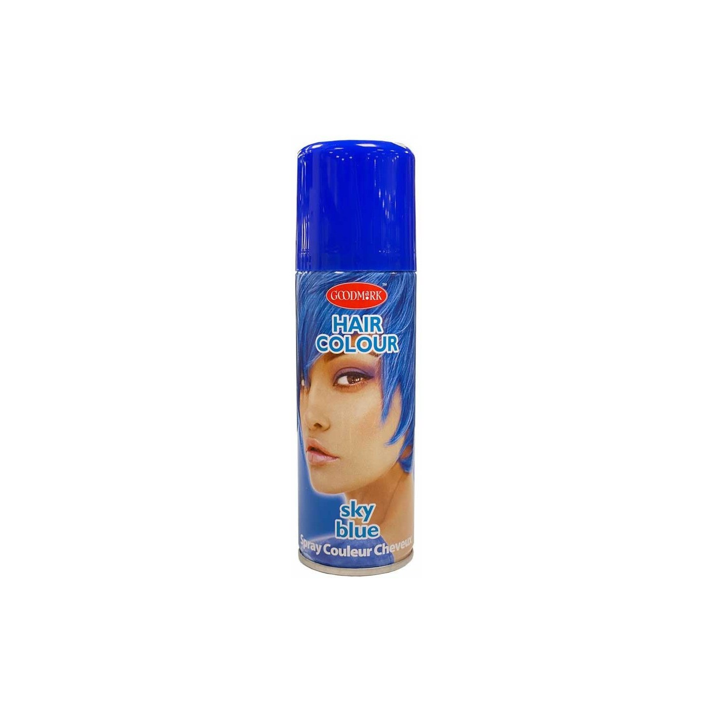uitwasbare haarverf carnaval haarkleur spray blauw