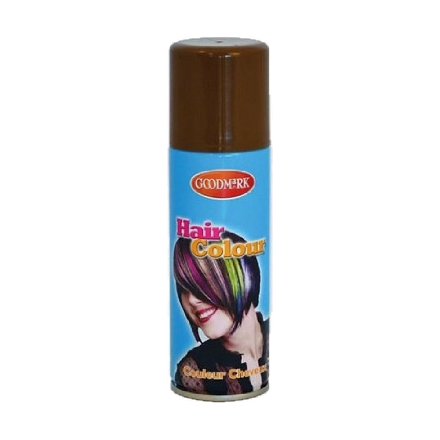 uitwasbare haarverf carnaval haarkleur spray bruin