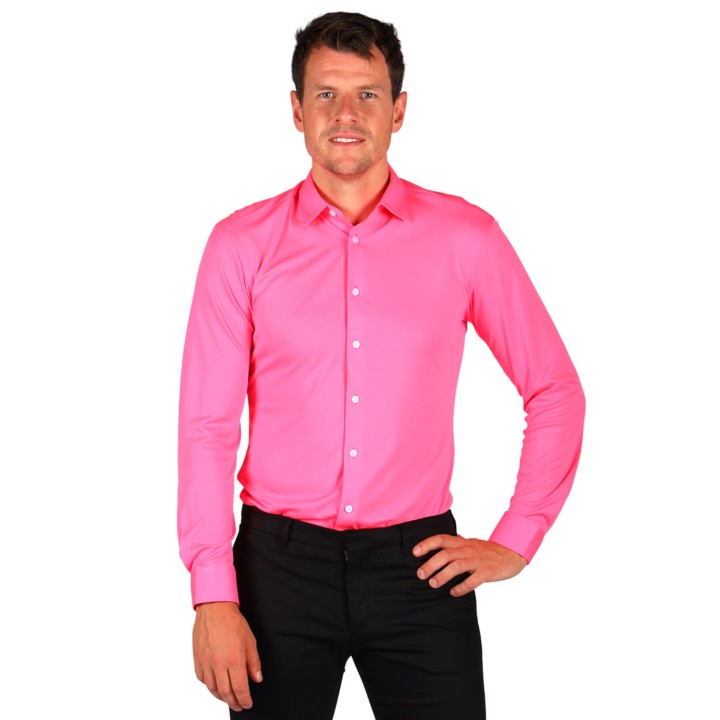 heren hemd roze shirt carnaval