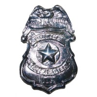 politie badge carnaval accessoires