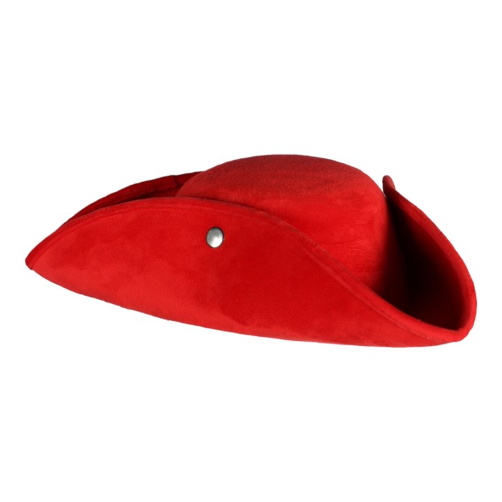 driesteek hoed carnaval rood