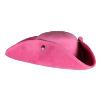 driesteek hoed carnaval neon roze