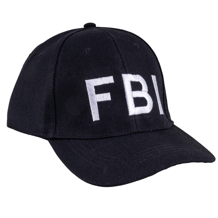pet FBI volwassenen politiepet zwart